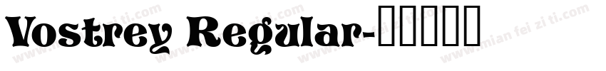Vostrey Regular字体转换